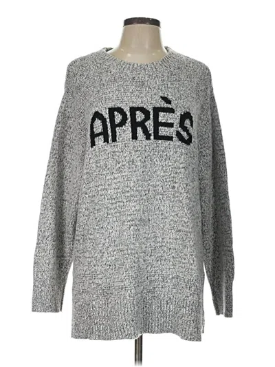 Pre-owned Lou & Grey For Loft Pullover Sweater In Gray