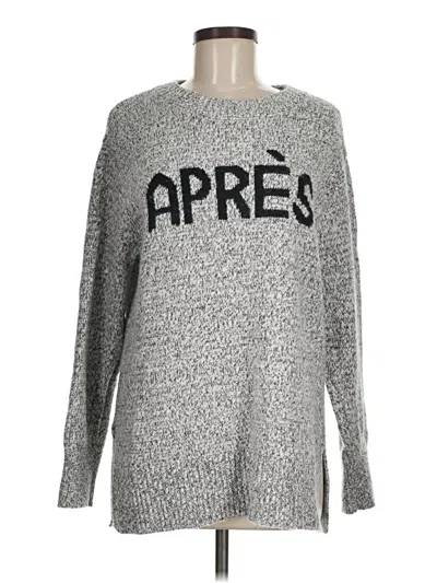Pre-owned Lou & Grey For Loft Pullover Sweater In Gray