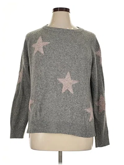 Pre-owned Lou & Grey For Loft Pullover Sweater In Gray