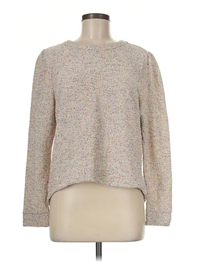 Pre-owned Lou & Grey For Loft Pullover Sweater In Gray