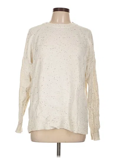 Pre-owned Lou & Grey For Loft Pullover Sweater In Ivory