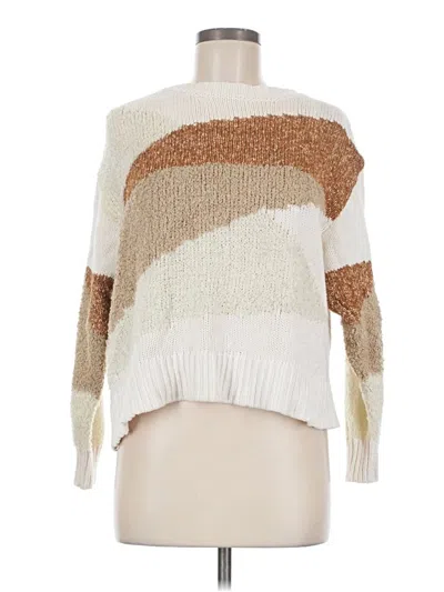Pre-owned Lou & Grey For Loft Pullover Sweater In Ivory