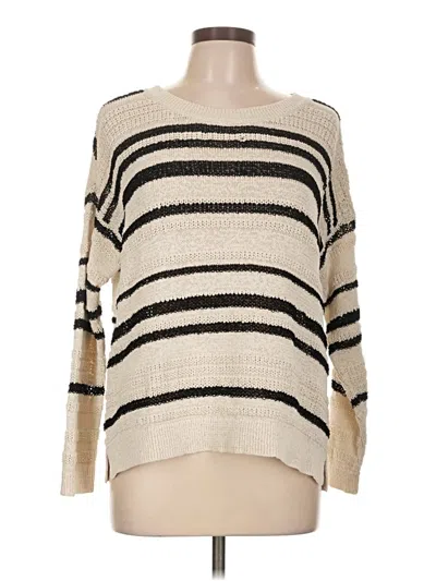 Pre-owned Lou & Grey For Loft Pullover Sweater In Ivory