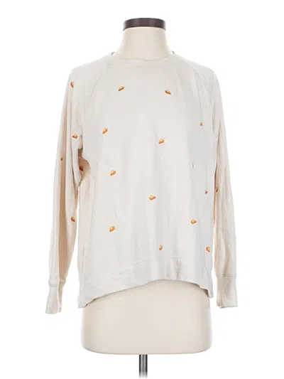 Pre-owned Lou & Grey For Loft Pullover Sweater In White