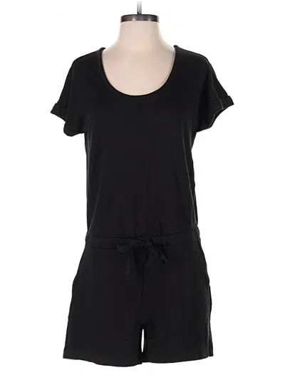 Pre-owned Lou & Grey For Loft Romper In Black