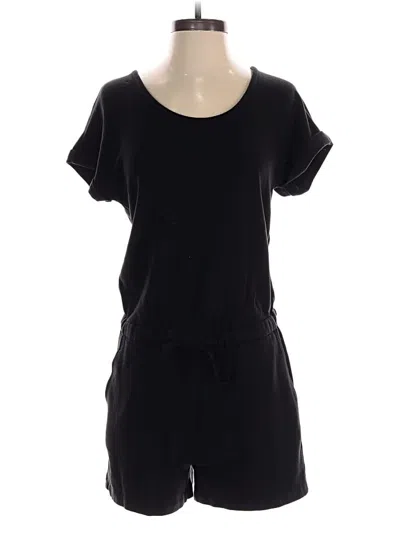 Pre-owned Lou & Grey For Loft Romper In Black