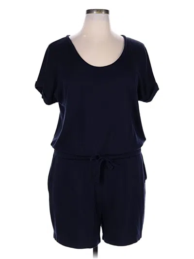 Pre-owned Lou & Grey For Loft Romper In Blue