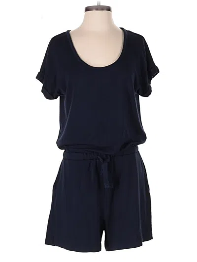 Pre-owned Lou & Grey For Loft Romper In Blue