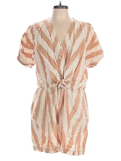 Pre-owned Lou & Grey For Loft Romper In Brown