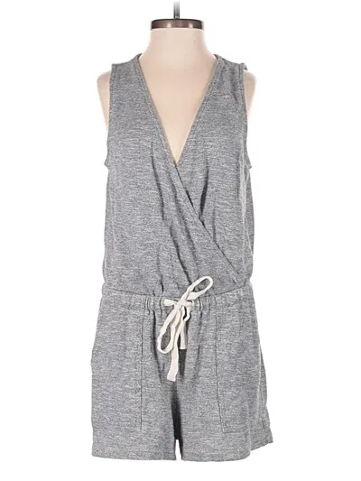 Pre-owned Lou & Grey For Loft Romper In Gray