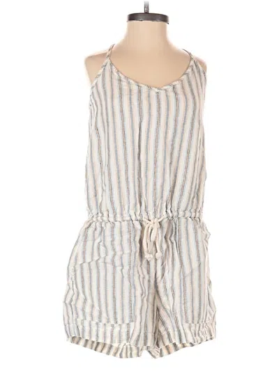 Pre-owned Lou & Grey For Loft Romper In Silver