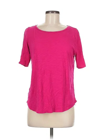 Pre-owned Lou & Grey For Loft Short Sleeve T-shirt In Pink