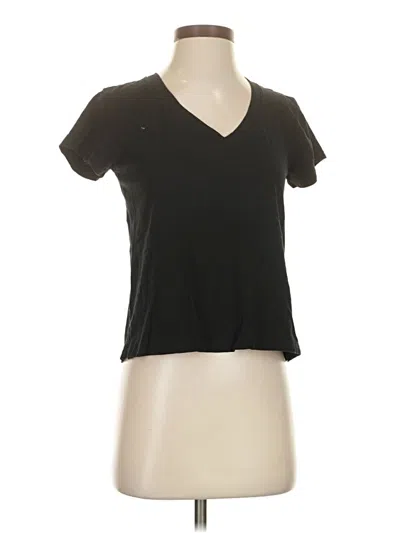 Pre-owned Lou & Grey For Loft Short Sleeve T-shirt In Black