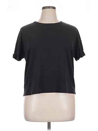 Pre-owned Lou & Grey For Loft Short Sleeve T-shirt In Black