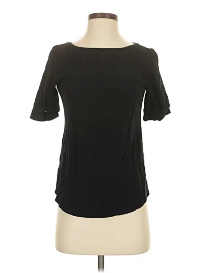 Pre-owned Lou & Grey For Loft Short Sleeve T-shirt In Black