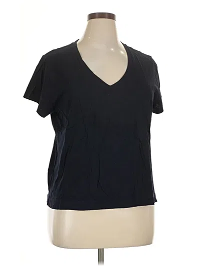 Pre-owned Lou & Grey For Loft Short Sleeve T-shirt In Black