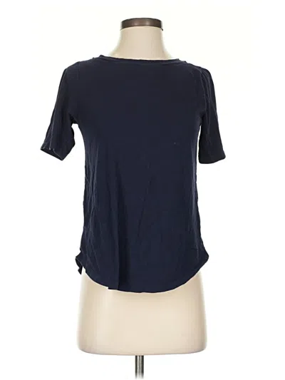 Pre-owned Lou & Grey For Loft Short Sleeve T-shirt In Blue