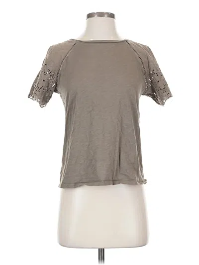 Pre-owned Lou & Grey For Loft Short Sleeve T-shirt In Gray
