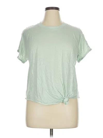 Pre-owned Lou & Grey For Loft Short Sleeve T-shirt In Green
