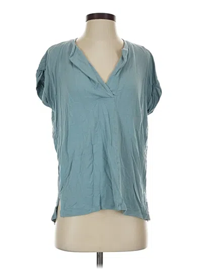 Pre-owned Lou & Grey For Loft Short Sleeve T-shirt In Teal