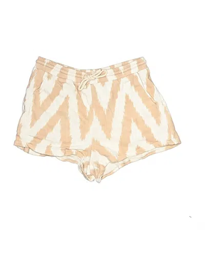 Pre-owned Lou & Grey For Loft Shorts In Gold