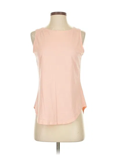 Pre-owned Lou & Grey For Loft Sleeveless T-shirt In Orange