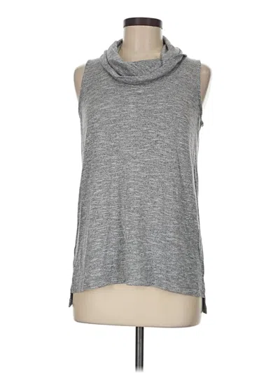 Pre-owned Lou & Grey For Loft Sleeveless T-shirt In Gray