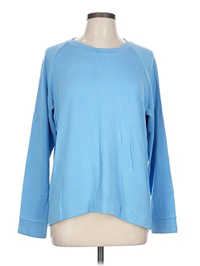 Pre-owned Lou & Grey For Loft Sweatshirt In Blue