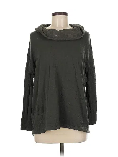 Pre-owned Lou & Grey For Loft Sweatshirt In Green