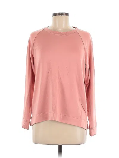 Pre-owned Lou & Grey For Loft Sweatshirt In Pink