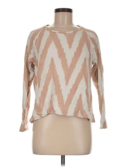 Pre-owned Lou & Grey For Loft Sweatshirt In Tan