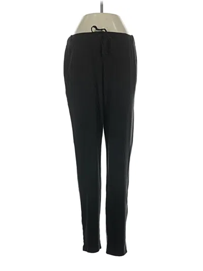 Pre-owned Lou & Grey For Loft Track Pants In Black