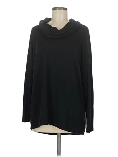 Pre-owned Lou & Grey For Loft Turtleneck Sweater In Black