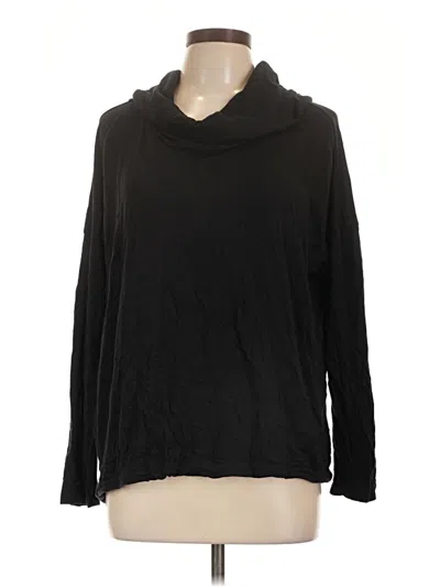 Pre-owned Lou & Grey For Loft Turtleneck Sweater In Black