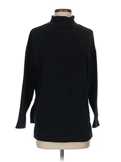 Pre-owned Lou & Grey For Loft Turtleneck Sweater In Black
