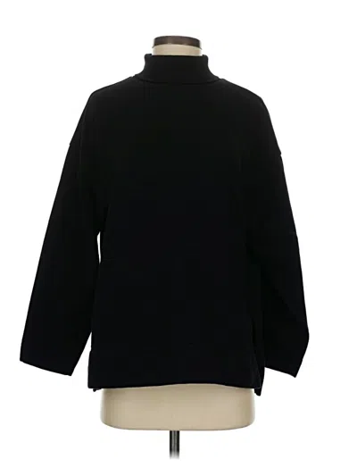 Pre-owned Lou & Grey For Loft Turtleneck Sweater In Black