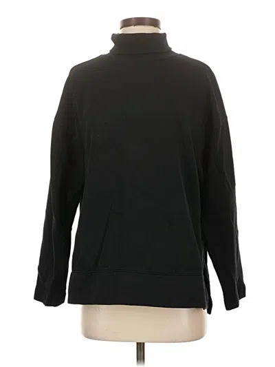 Pre-owned Lou & Grey For Loft Turtleneck Sweater In Black