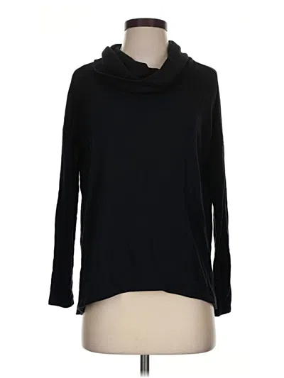 Pre-owned Lou & Grey For Loft Turtleneck Sweater In Black