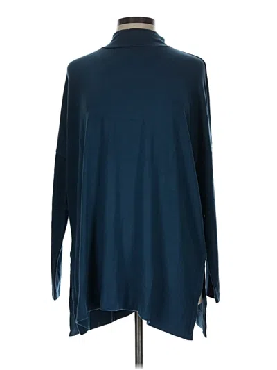 Pre-owned Lou & Grey For Loft Turtleneck Sweater In Blue