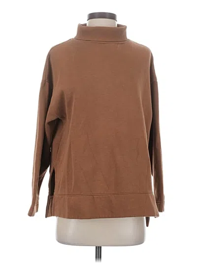 Pre-owned Lou & Grey For Loft Turtleneck Sweater In Brown