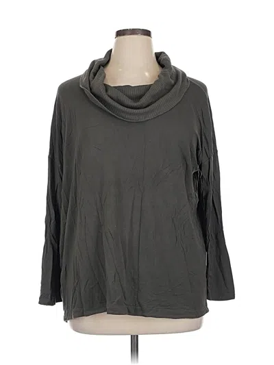 Pre-owned Lou & Grey For Loft Turtleneck Sweater In Gray