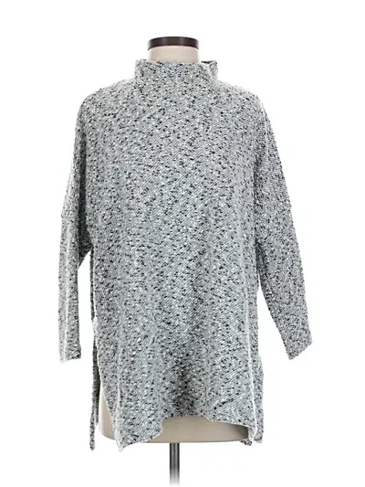 Pre-owned Lou & Grey For Loft Turtleneck Sweater In Gray