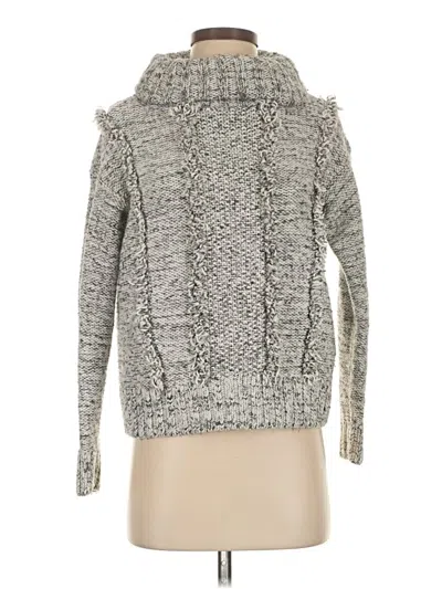 Pre-owned Lou & Grey For Loft Turtleneck Sweater In Gray
