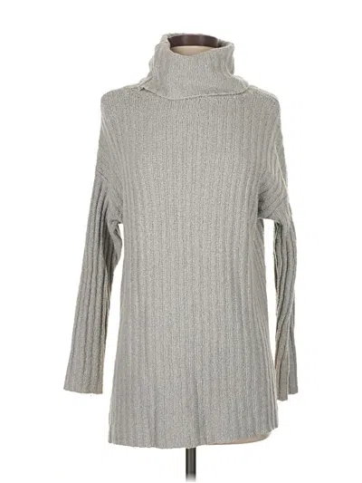 Pre-owned Lou & Grey For Loft Turtleneck Sweater In Gray