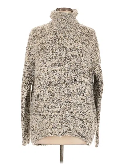 Pre-owned Lou & Grey For Loft Turtleneck Sweater In Gray