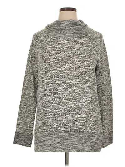 Pre-owned Lou & Grey For Loft Turtleneck Sweater In Gray