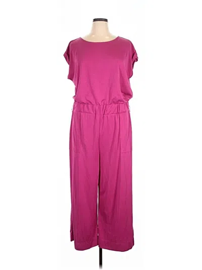 Pre-owned Lou & Grey Jumpsuit In Pink