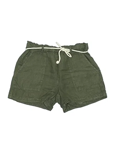 Pre-owned Lou & Grey Khaki Shorts In Green