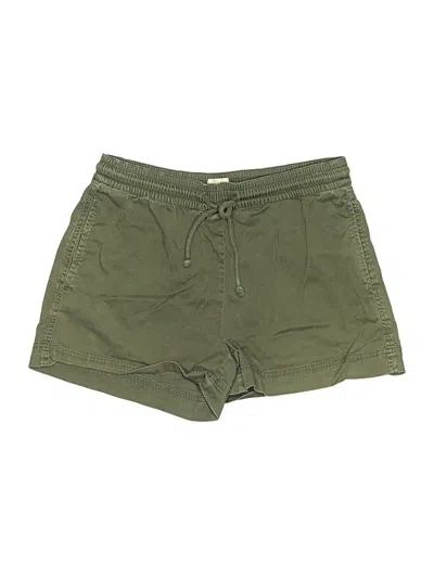 Pre-owned Lou & Grey Khaki Shorts In Green