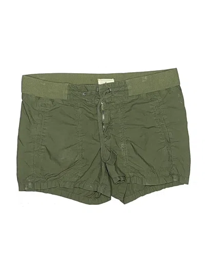 Pre-owned Lou & Grey Khaki Shorts In Green
